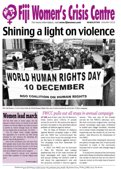 FWCC Issue January 2013