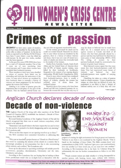 FWCC Issue July 2003