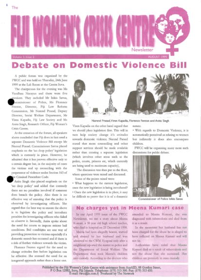 FWCC Issue August 1999