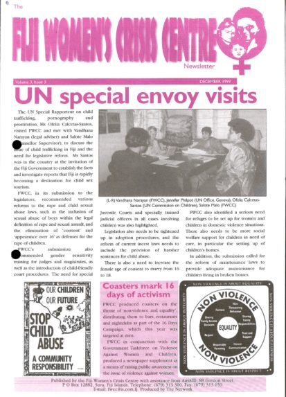 FWCC Issue December 1999