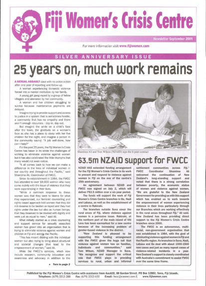 FWCC Issue September 2009