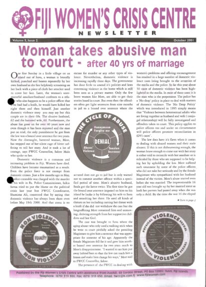 FWCC Issue October 2001