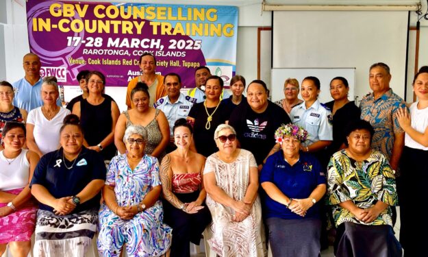 Intensive two-week training by FWCC on Gender, Violence Against Women and Girls, Human Rights, and Counsellor Training starts in Cook Islands 