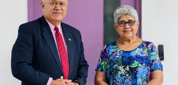 Robust meeting between Ioane Naivalurua and Shamima Ali