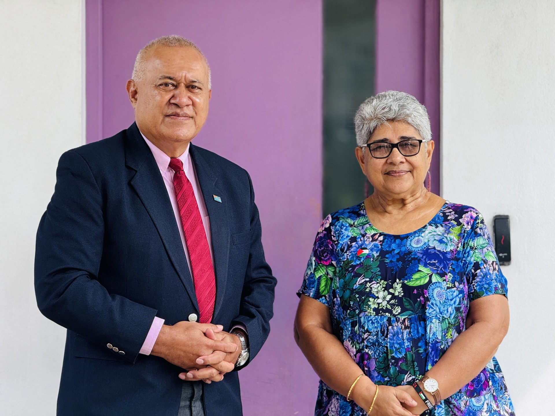Robust meeting between Ioane Naivalurua and Shamima Ali