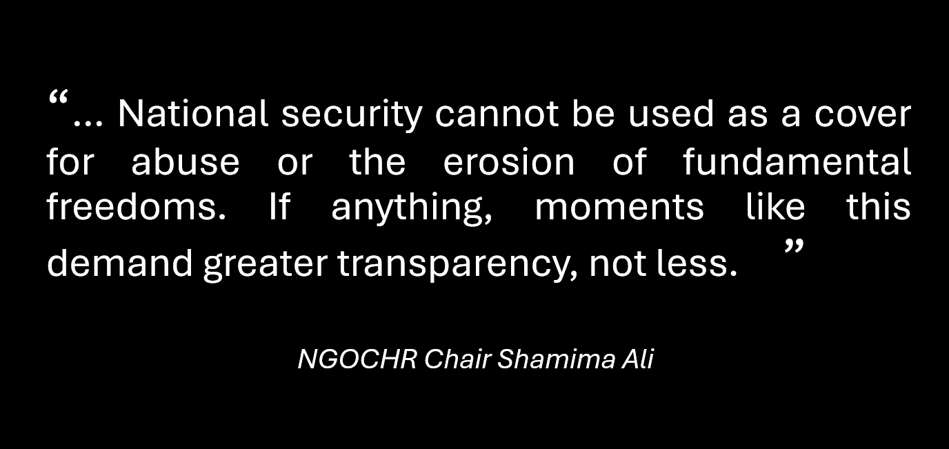 NGO Coalition on Human Rights STATEMENT