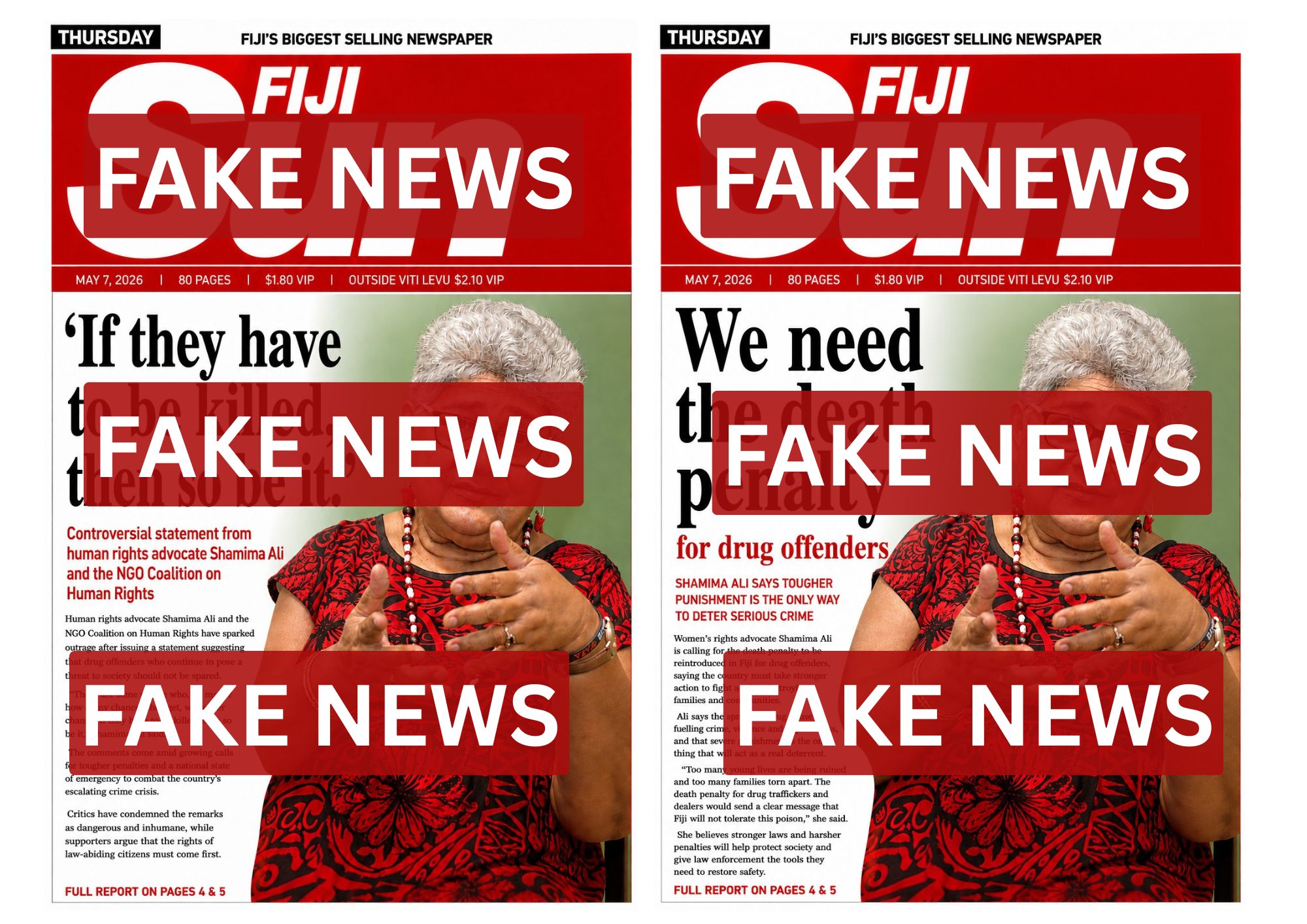 PUBLIC ADVISORY: FAKE NEWS ALERT ON SHAMIMA ALI AND FWCC